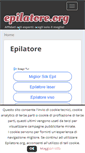 Mobile Screenshot of epilatore.org
